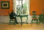 Carl Larsson ferielasning Germany oil painting artist